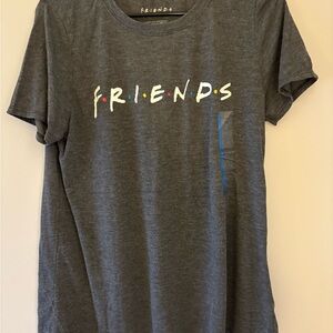 Gray Friends Graphic T-Shirt